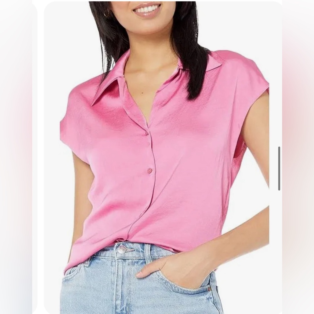 Mango Short-sleeve button-down shirt